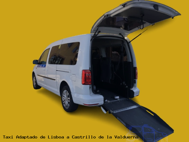 Taxi accesible de Castrillo de la Valduerna a Lisboa